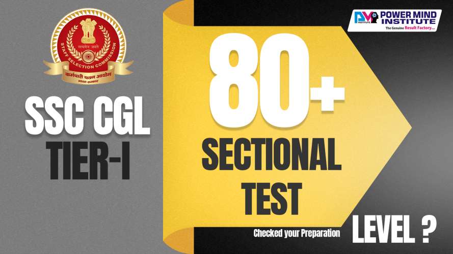 SSC CGL Tier I Sectional Test Series