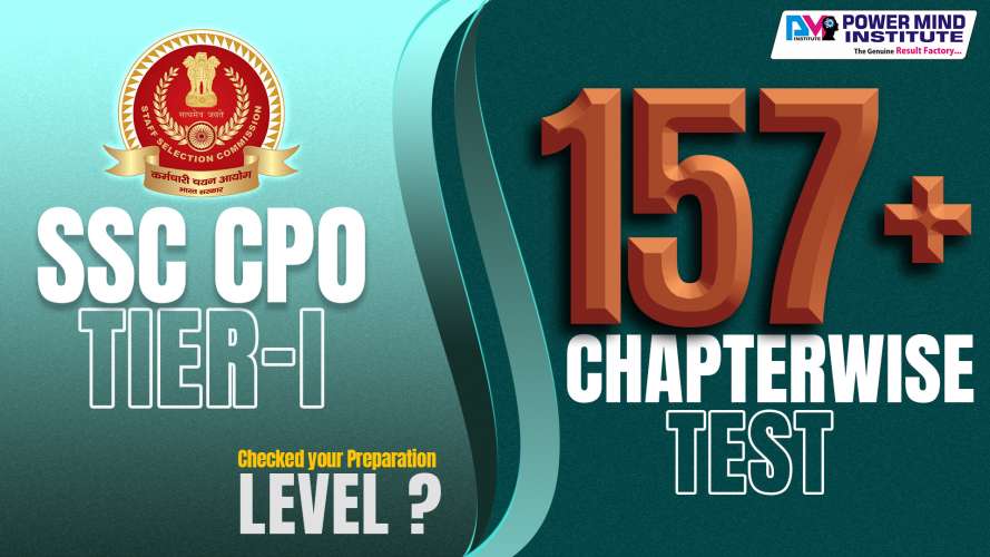 SSC CPO Tier I Chapter wise Test Series