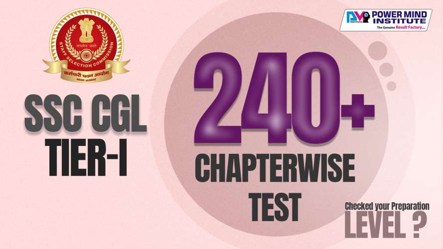 SSC CGL Tier I Chapter-Wise Test Series