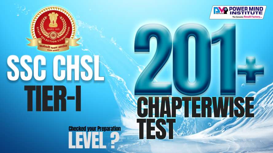 SSC CHSL Tier I Chapter-Wise Test Series