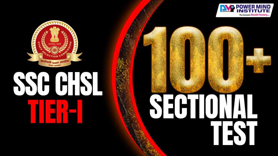 SSC CHSL Tier I Sectional Test Series 