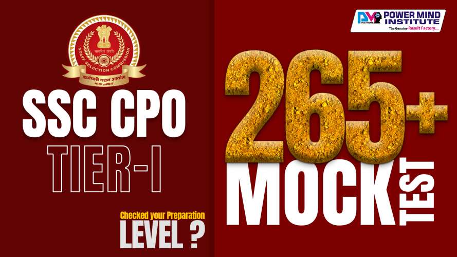 SSC CPO Tier I Mock Test Series