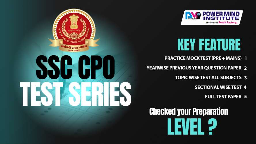 SSC CPO 2024 Mock Test 1 Tier 1