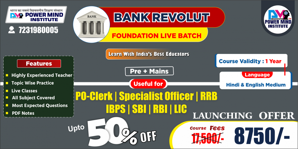 Bank Revolut Foundation Live Online Batch